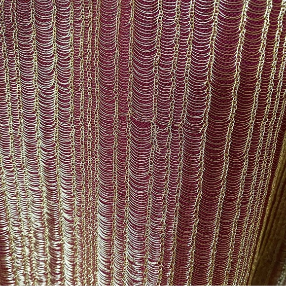 Zara gold metallic thread knit midi dress - Picture 11 of 14